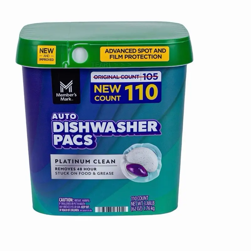 Platinum Clean Automatic Dishwasher Pacs, Fresh Clean, 105 ct. Platinum Clean Automatic Dishwasher Pacs, Fresh Clean, 105 ct.