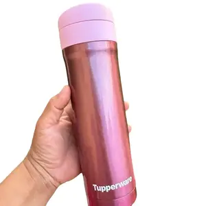Termo Metalic Pink 16oz Metal Water Bottle for Drinkware Portable