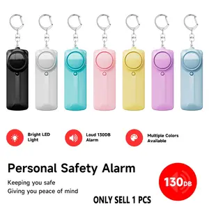 Portable 130 Decibel Personal Safety Alarm Wolf Warning Protection Device, Instant Loud Sound Activation Just Pull, Compact Size Personal Safety Protector for All-Round Protection, High Decibel Alarm, Personal Safety Tool, Immediate Trigger