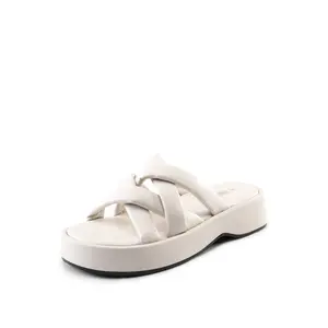 Dream Pairs Women's Rhea Criss Cross Slide Platform Sandals