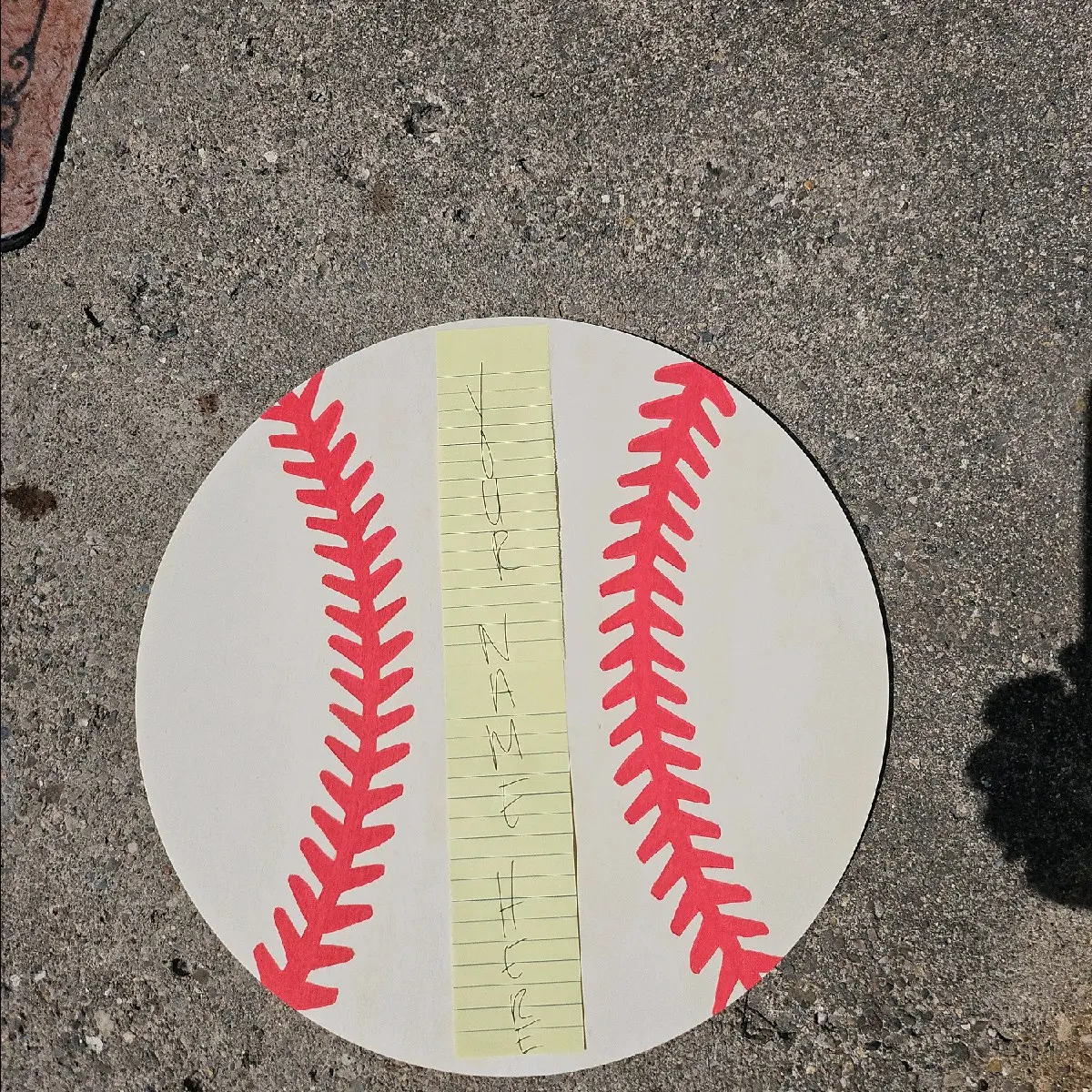 Wooden Baseball
