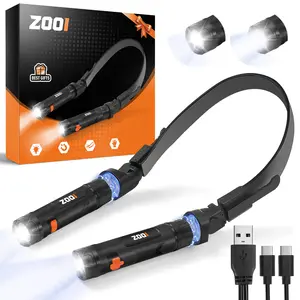 【Father's Day Special】ZOOI Magnetic LED Neck Light - 3-in-1 Hands-Free Work Light for Mechanics & DIY | Cool Gadgets for Dad, Husband, Cool Gadget for Men outdoorfun