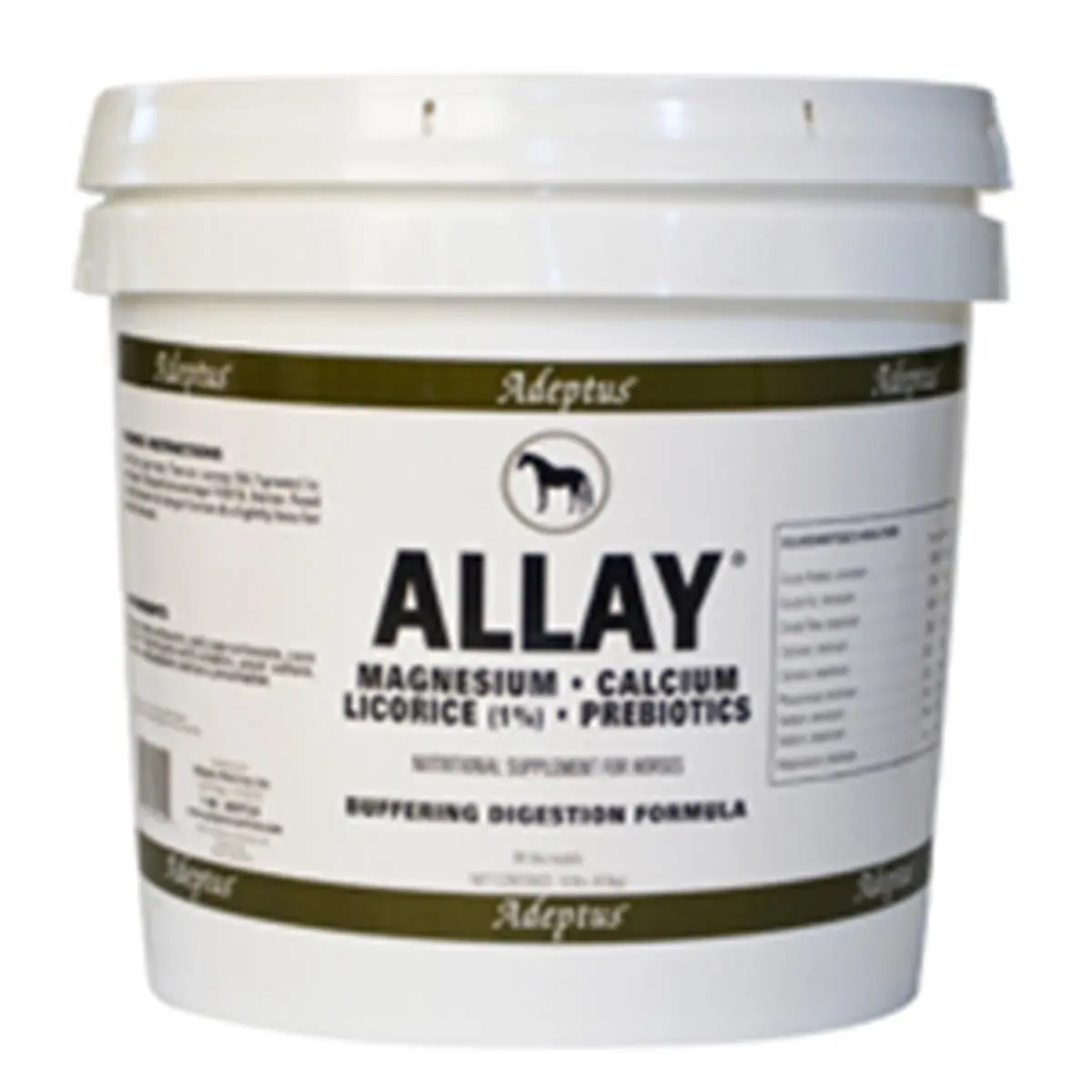212 MAIN Adeptus Solid Wood Granular Mix Horse Gastric Aid, 20 lbs All-Natural Nutritional Antacid Blend with Licorice & Magnesium Carbonate (Natural Occurring), Acid Buffering, Nervous System Calming, Daily Feed Supplement