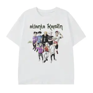 Atlanta Kaisen T-Shirt, Jujutsu Kaisen Anim3 Tee, Gifts Shirt, Unisex Vintage Graphic Tees Gothic Grunge Y2k Emo Scene Amity Affliction Style Clothes Men Women Streetwear