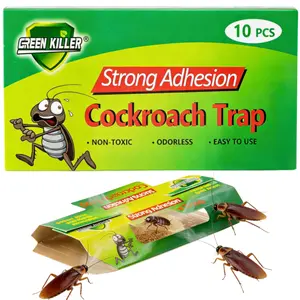 Lightweight Cockroach Trap with Powerful Food-Based Bait - Glue Roach Killer & Ant Catcher, Indoor Pest Control for House Kitchen & Garage, Home Care Pest Control Solution, Ants,summervibes