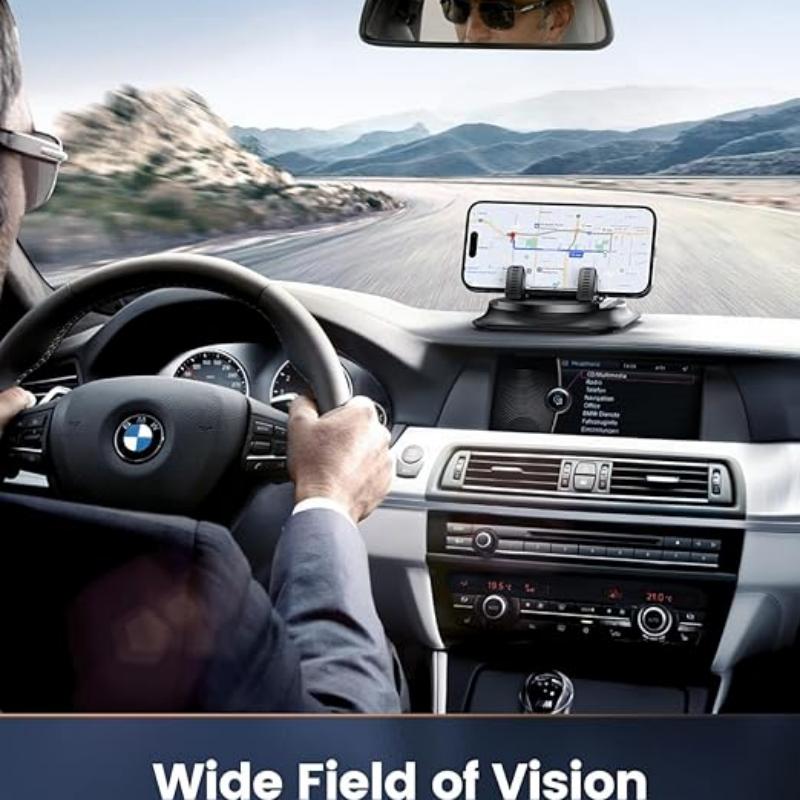 Universal 360° Rotation Car Phone Mount - Dashboard Phone Holder for All Smartphones