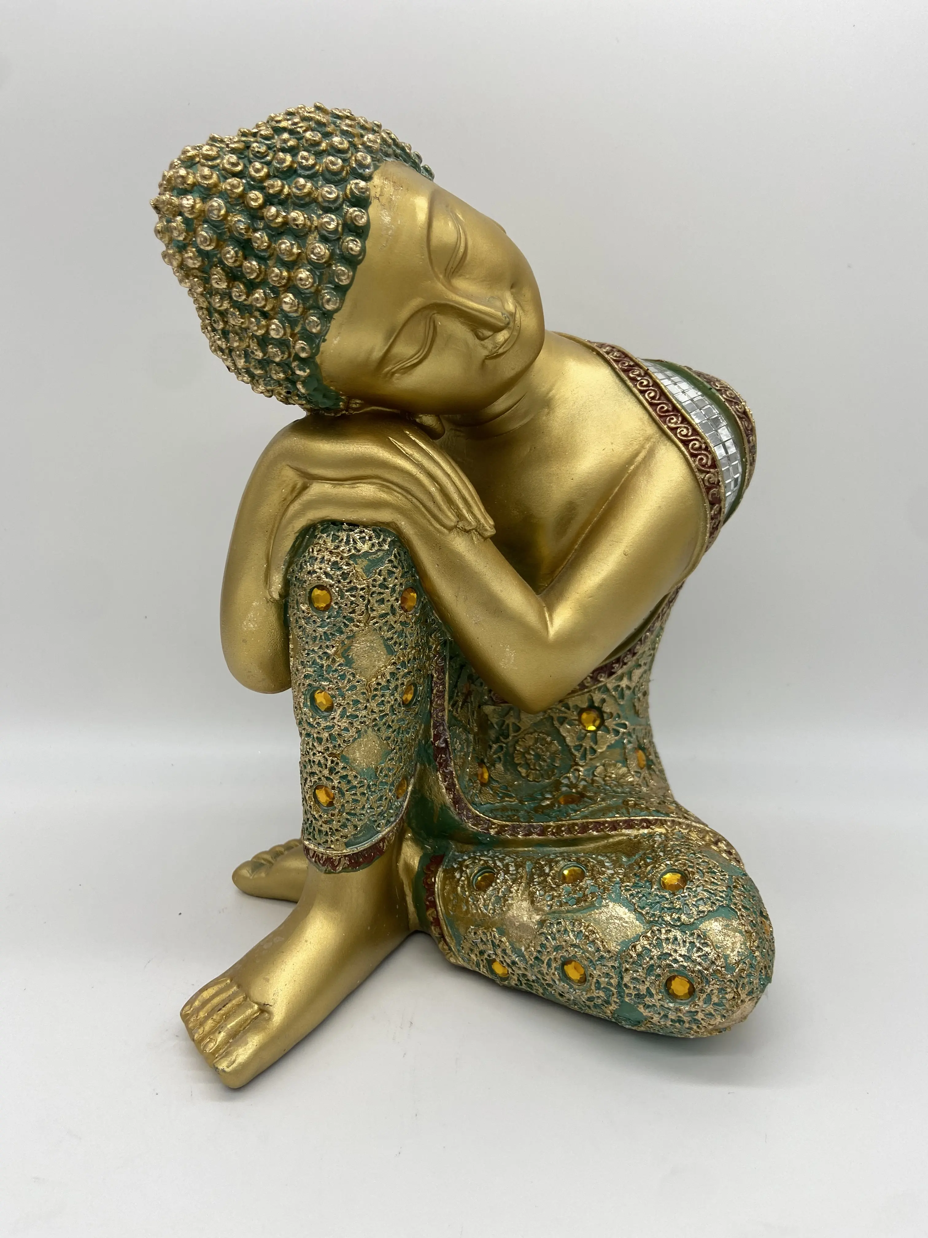 Sleeping Home Decorative Buddha Statue Meditation Decor by Giftboxgo