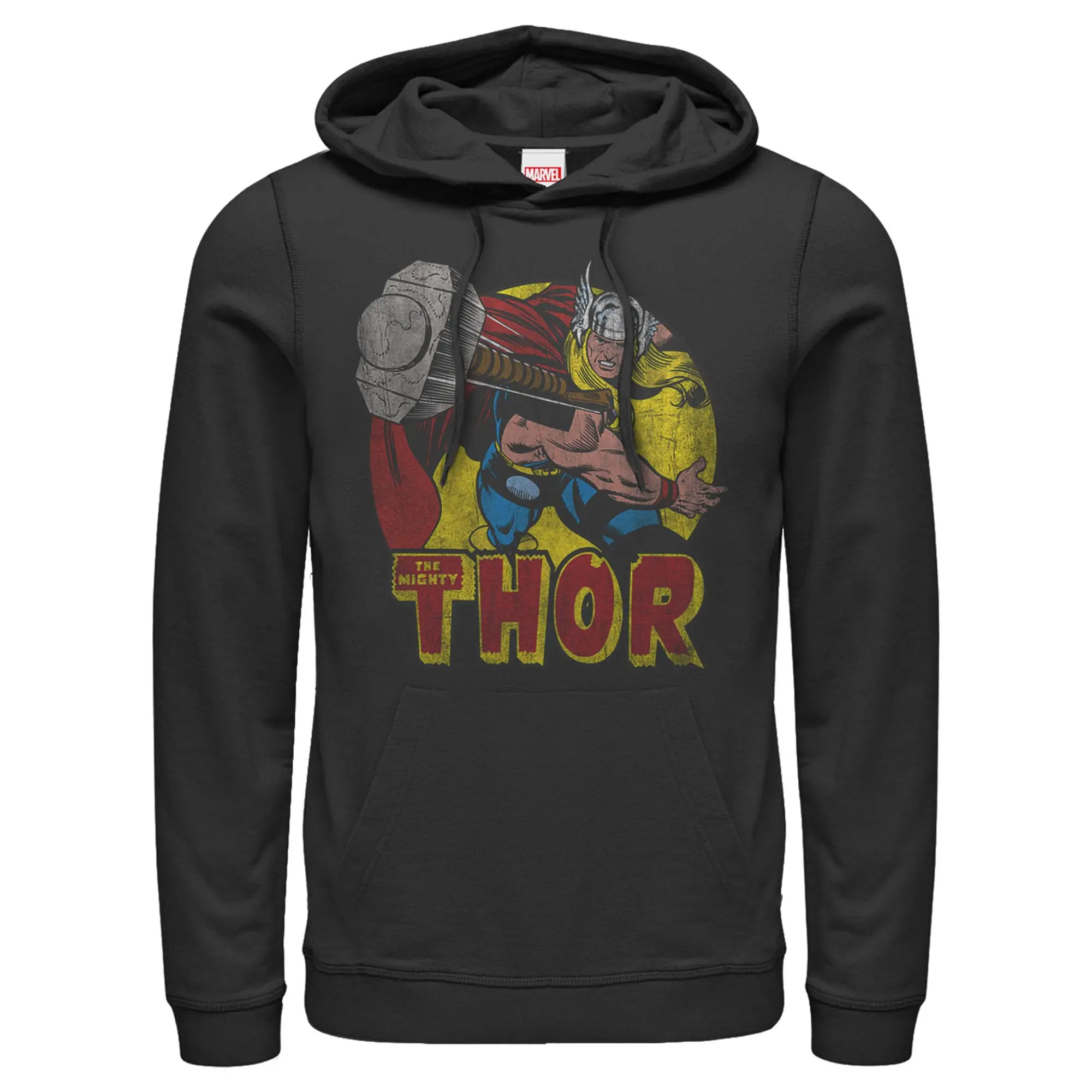 Men's Marvel Mighty Thor Hammer Throw Pull Over Hoodie