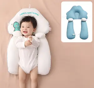 Newborn U-Shaped Pillow Anti-Spitting-Up Slope Pillow Cotton Soft Multi-Functional Baby Pillow For 0-24 Months US