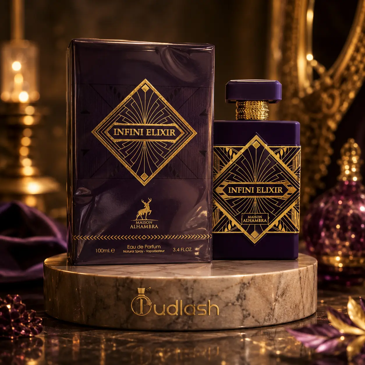 Maison Alhambra | Infini Elixir | Unisex Fragrance | 100 ML | Eau De Parfum | 100 ML | Cinnamon - Nutmeg & Sandalwood