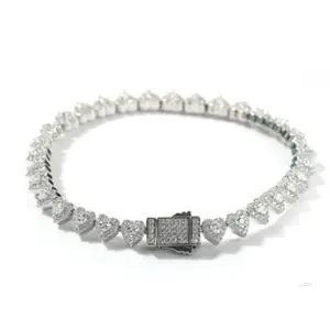 Double heart bracelet