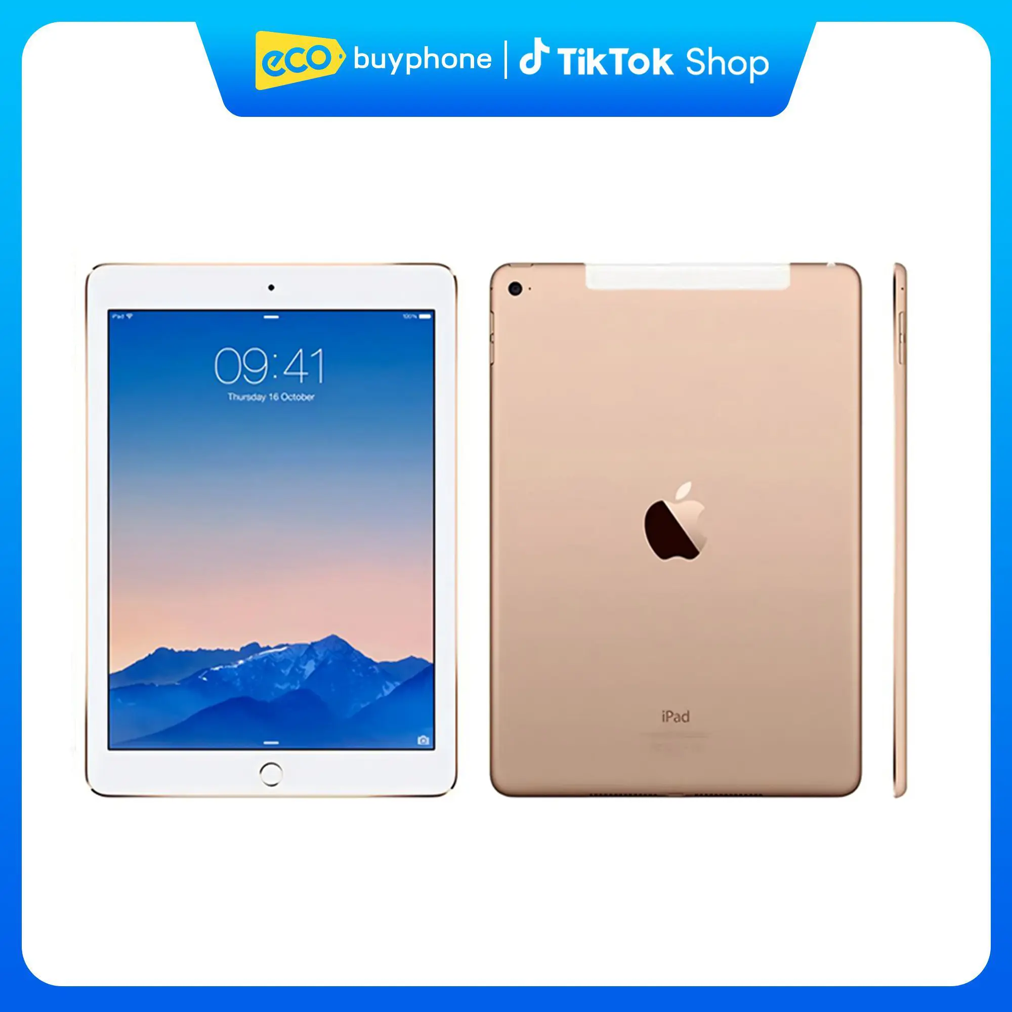 Refurbished iPad Air 2nd Gen WiFi+Cellular -Excellent Condition with Year Warranty - A1567