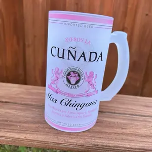 LA CUÑADA MAS CHINGONA JARRA CERVECERA 16oz regalo día de las madres regalo para mamá Mug mother day