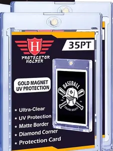 Magnetic Card Holders Case, Storage and Display for 35pt Cards