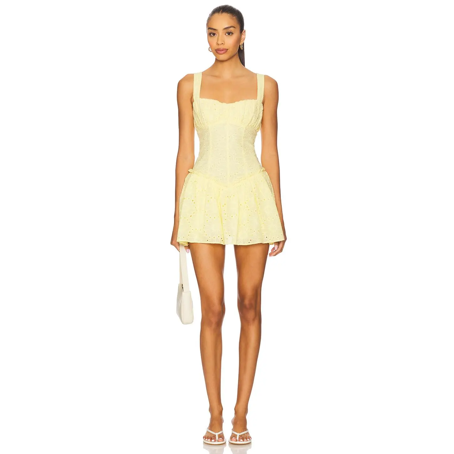 Lovers and Friends Loretta Romper in Baby Yellow