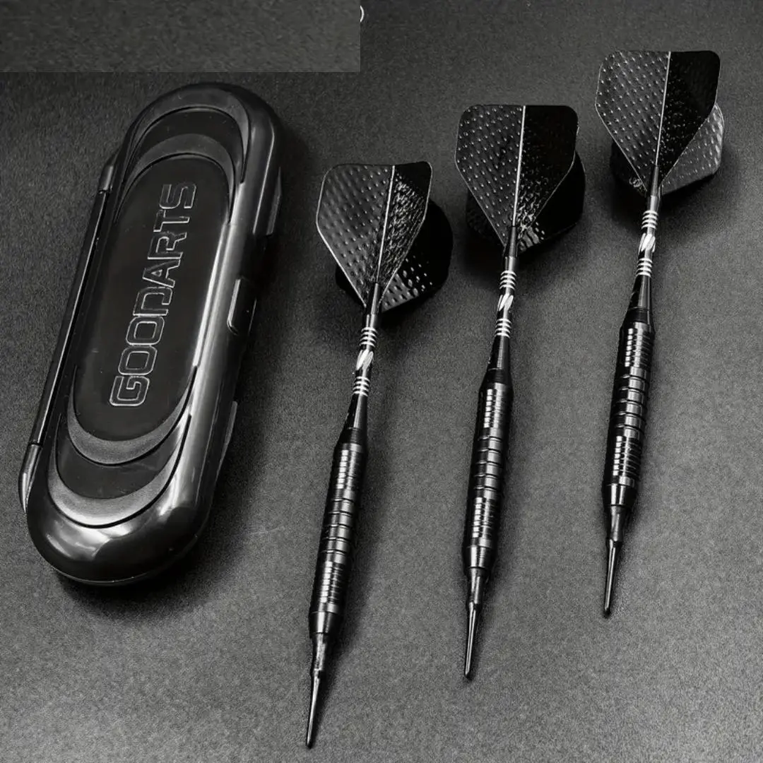 18g Soft Tipped Darts Professional Indoor Plastic Tip Darts Set for Electronic Dartboard Games Plastic Storage Box