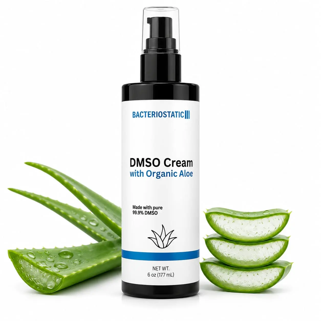 99.9% Bacteriostatic DMSO Cream - Organic Lightweight Hydrating Facecream, Clean Beauty Moisturizers & Mists with Soothing Aloe Vera, Daily Skincare for All Skin Types, Nourishing Skin Repair Moisturizing Product Moisturizing Facial Hydrating Nourishing S