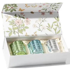 Mayicivo 3-Pack Soy Scented Candles, Home Fragrance Votive Candles, Festive Holiday Gifts for Women (Christmas, Birthday Presents for Mom, Friends)
