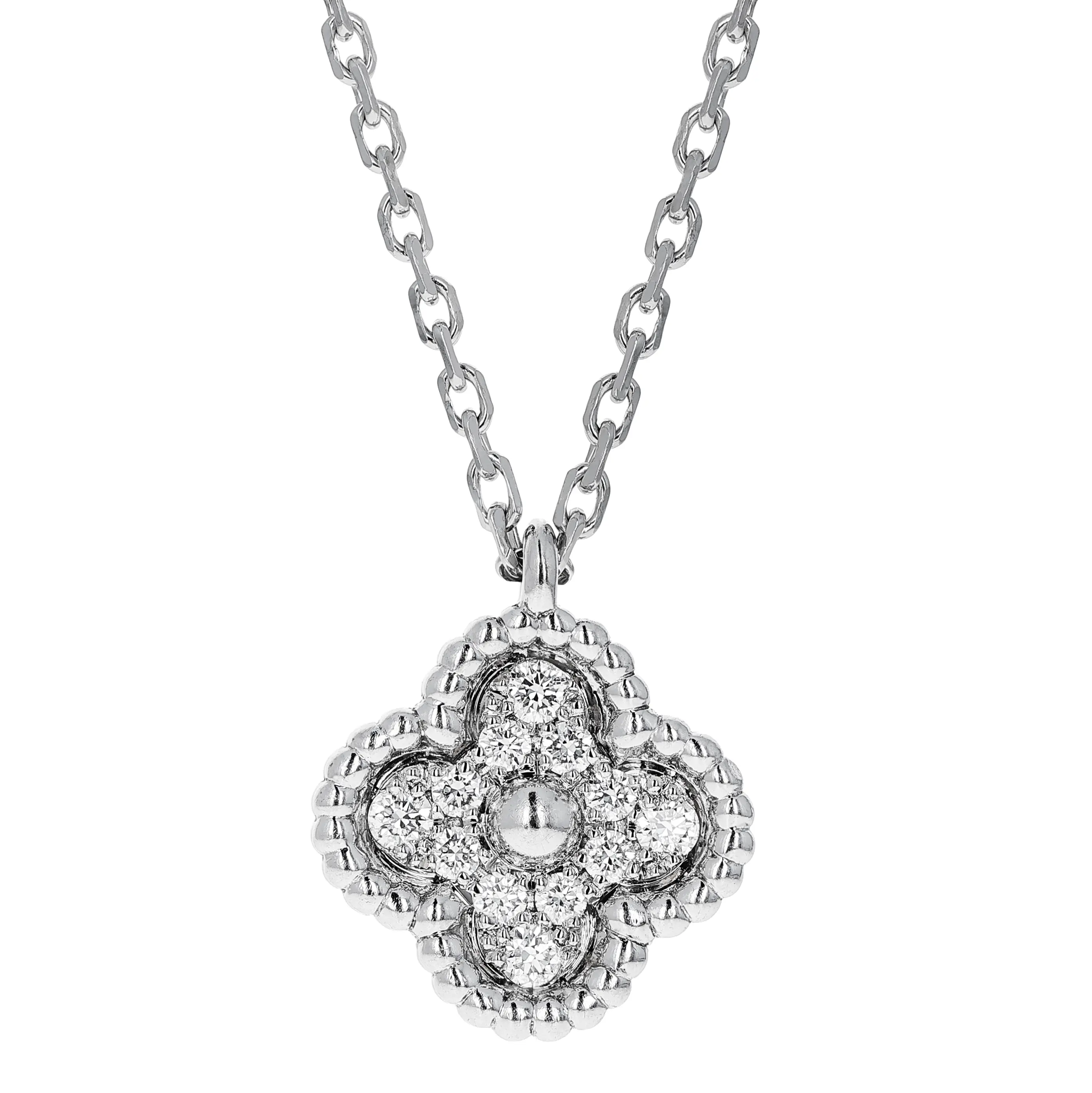 Pre-owned Van Cleef & Arpels Sweet Alhambra Pendant Necklace