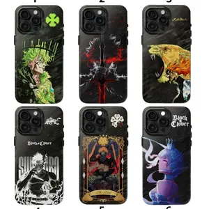 Yuno, Liebe, Mereoleona Vermillion, Yami Sukehiro, Noelle Collection Phone Cover Compatible with iPhone X, 11, 12, 13, 14, 15, 16, 17 Series & Galaxy Series