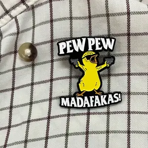 [BUY 1 GET 2]Letter & Cartoon Duck Design Brooch, Enamel Pins, Fashion Alloy Clothing Accessories for Men & Women, Suitable for Daily Wear, for Fall