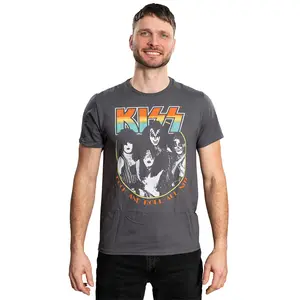 Kiss Group Music Band T-Shirt - Casual Apparel for Music Enthusiasts