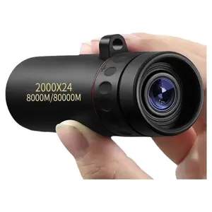 Compact Portable 8X Monocular - High Power Single Tube Telescope for Outdoor Adventures, Birding, Stargazing & Hiking