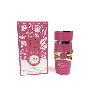 Lattafa Yara Candy Concentrated Perfume Oil, Long Lasting Sweet Gourmand Arabian Fragrance with Strawberry & Vanilla for Women, Single Item