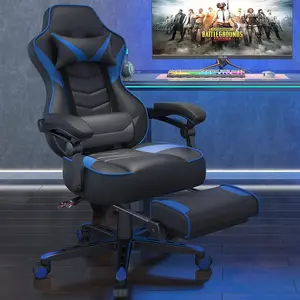ELECWISH Gaming Chair Office Chair Swivel Recliner With Footrest Ergonomic