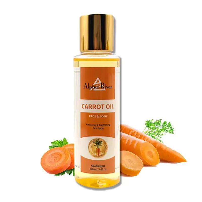 Carrot oil. Face and body