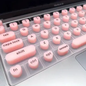 3D Silicone Keyboard Protector for Nail Art Typing, Foldable and Durable Design for Easy Storage, Great for Office and Home Use