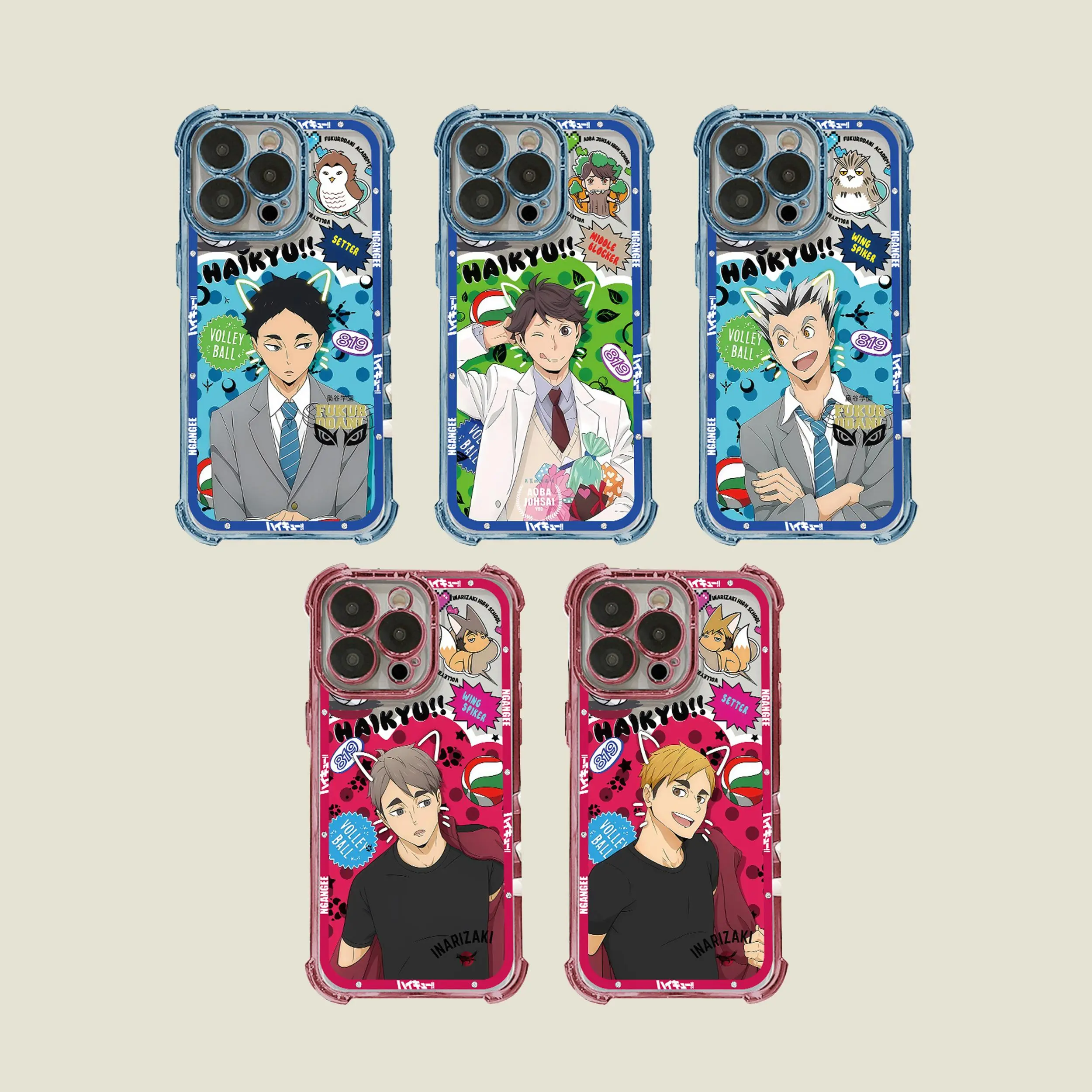 HAIKYU Anime Protective Smartphone Cover - Mobile Phone Casing Accessories for Galaxy S22,S23,S23FE,S24,S24FE,S25,S26,S26ULTRA & iPhone 11,12,13,14,15,16 PLUS,17,17AIR,17 PRO MAX (PQSNN6-10)