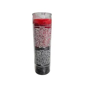 Tapa Boca Rojo y Negro Veladora / Shut Up Red And Black Ritual Candle