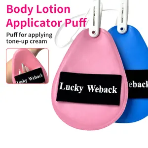 Weback Jumbo Body Puff – Super Soft, Quick Application, Saves Lotion & Oil, Easy to Clean for Body Lotion, Sunscreen