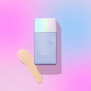 Naked Sundays CabanaGlow SPF50 Mineral Glow Serum Drops - Sheer Tint Blend tinted mineral Sunscreen Skincare Primer Uv Facial Lightweight Brush face spf Daily Gentle Sensitive Radiance