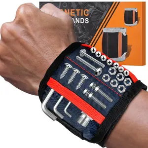 Magnetic Wristband Gifts for Men Dad - Tools for Holding Screws Nail Drill Bits, Cool Gadgets Holiday Gifts for Boyfriend Husband Grandpa DIY Handyman on New year  Birthday Stocking Stuffers