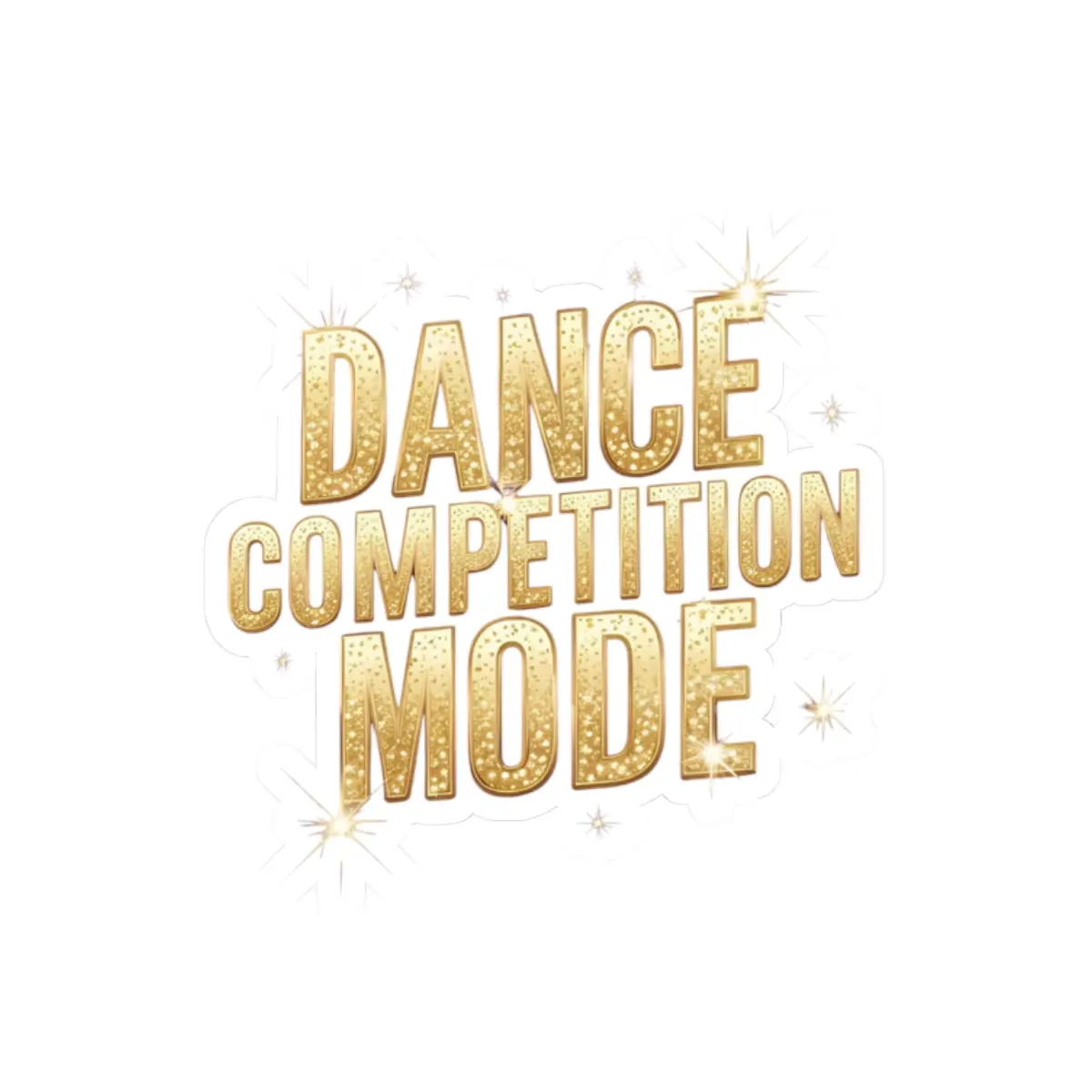 Dance Competition Mode Cut-Out Sticker