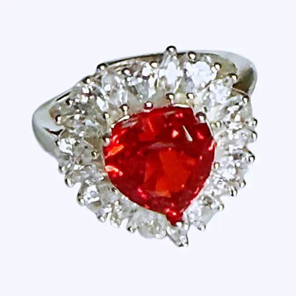 Gorgeous Red Zircon Ring