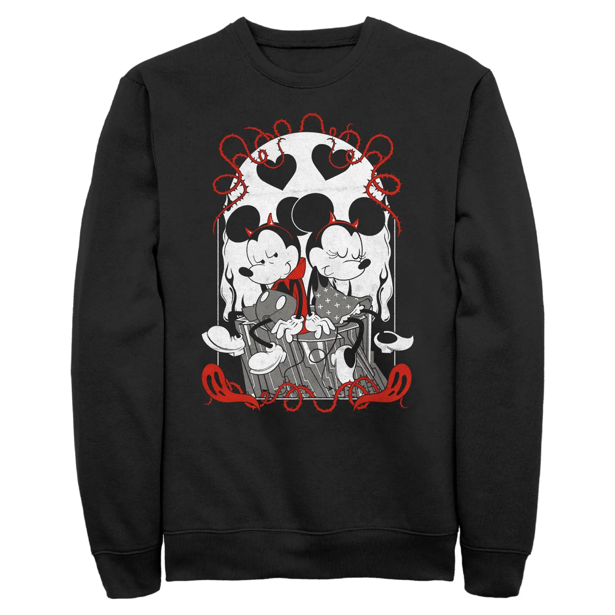 Men's Mickey & Friends Gothic Love Sweatshirt
