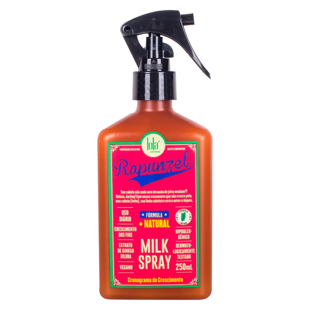 Lola From Rio Rapunzel Milk Spray – Leave-In Conditioner for Stronger, Softer, and Hydrated Hair – Moisturizes Dry and Brittle Hair – For All Hair Types – 8.45 fl oz