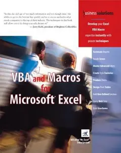 VBA and Macros for Microsoft Excel by Jelen, Bill (Paperback) - Used