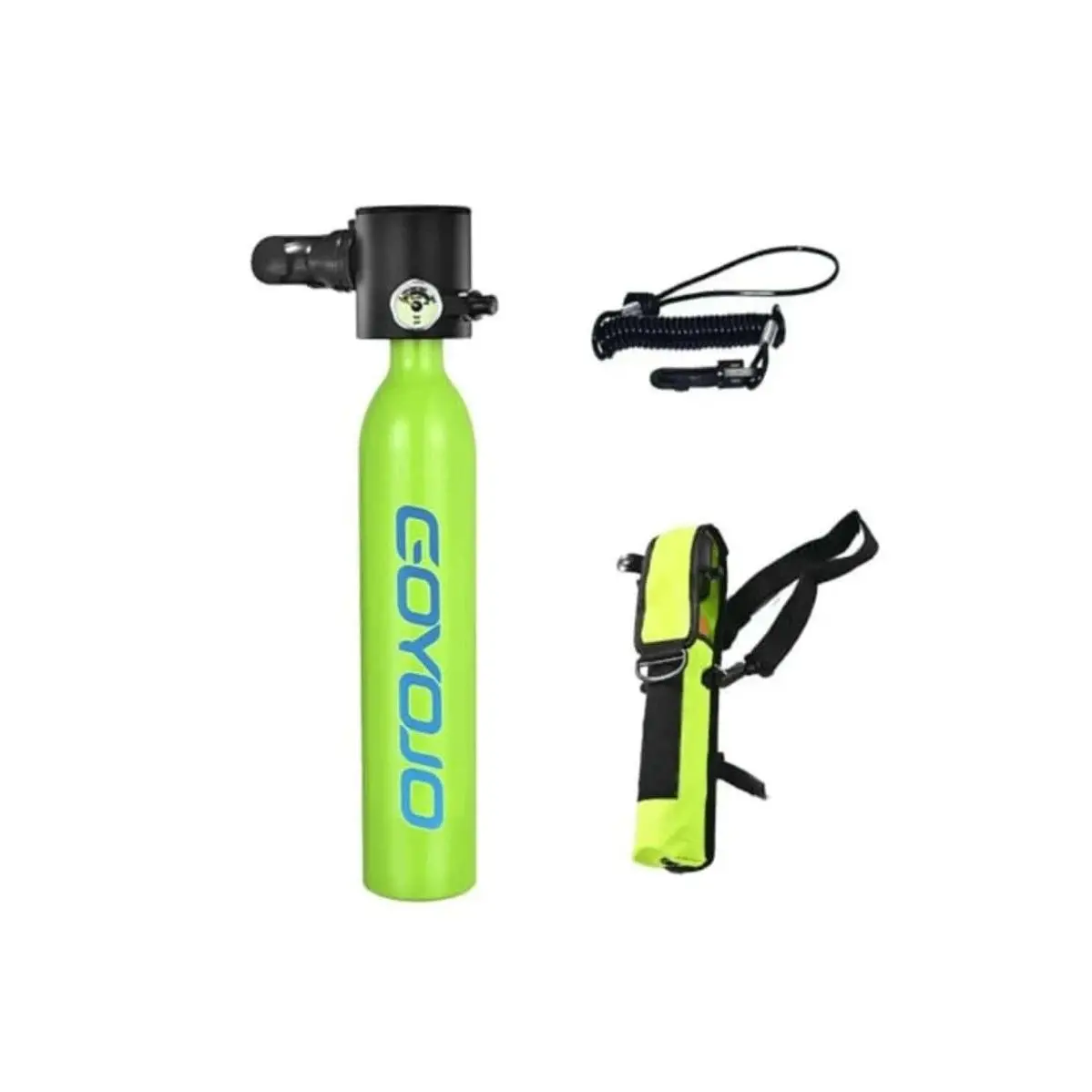 Mini Scuba Tank Portable Small 0.5L Diving Device Spare Air Oxygen Cylinder Underwater Breathing System 5-10 Minutes