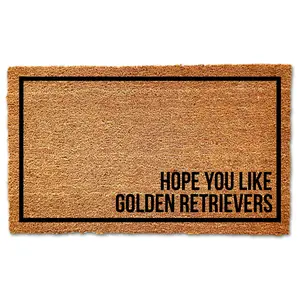 Hope You Like Golden Retrievers Doormat, Dog Doormat, Housewarming Gift, Golden Retriever Doormat, Dog Door Mat, Dog Lover Gift, Welcome Mat