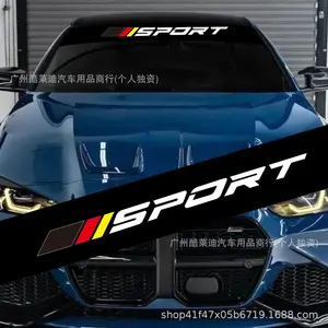 Car Front Windshield Stickers Personality for Men and Women Sticker Front Windshield Glass Decorative Sticker Sunshade Light Modified Car Stickers