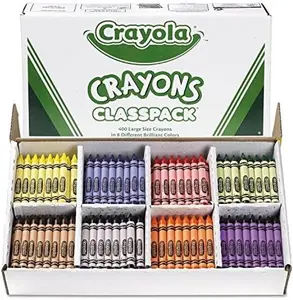 # 50 - Crayola 528038 Classpack Large Size Crayons, 50 Each 400/Box