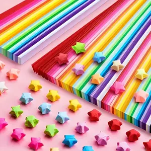 540 Sheets Origami Paper - 27 Color Combinations, Dual-Sided Star-Shaped Strips, Perfect for DIY Handmade Crafts, Diy Material