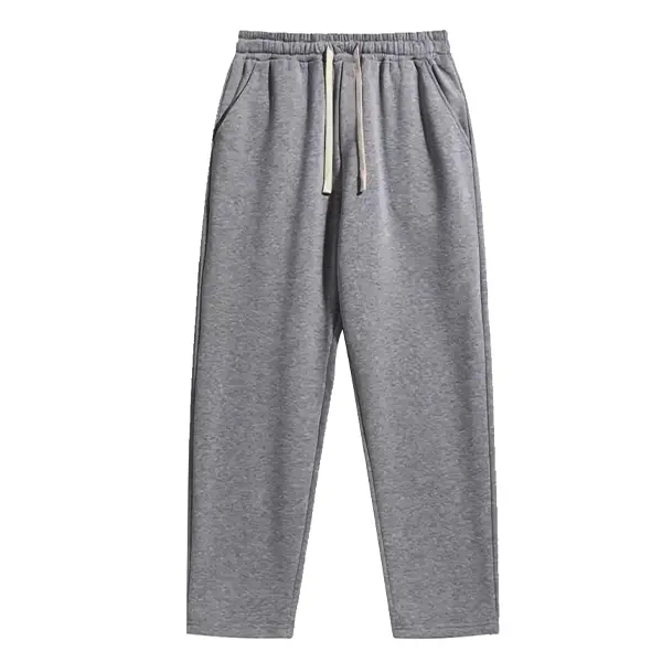 Men's Grey Baggy Loose Fit Sweatpants - Drawstring Detail, Soft Material, Street Style, Casual Wear, Athleisure, Everyday Men's Pants, Grey Sweat Pants