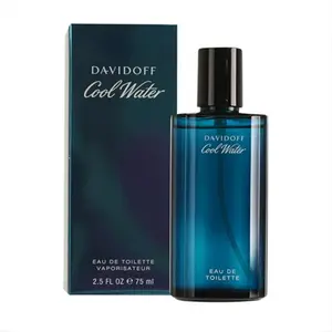 Davidoff Cool Water Men's 2.5 Oz Eau De Toilette Spray - Coty Prestige Men's Cologne, Fresh Aromatic Woody Daily Fragrance with Coriander Base, Amber Accents, Aromatic Woody Fragrance