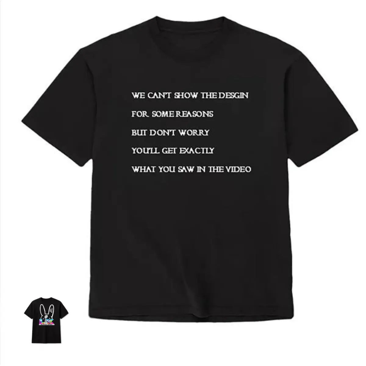 Bunny Ears Graphic T-Shirt, Urban Streetwear Tee, Unisex Fashion Top