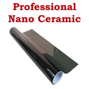 Premium Nano Ceramic Window Tint Film 40"x100ft（1m x 30m） - 15% VLT, 100% UV & 95% IR Rejection for Car Home Window Glass Scratch-Resistant